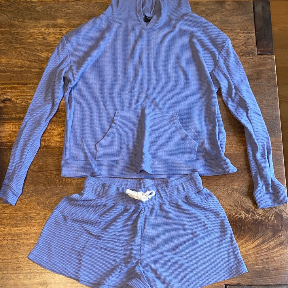 Urban Outfitters Waffle Lounge Set